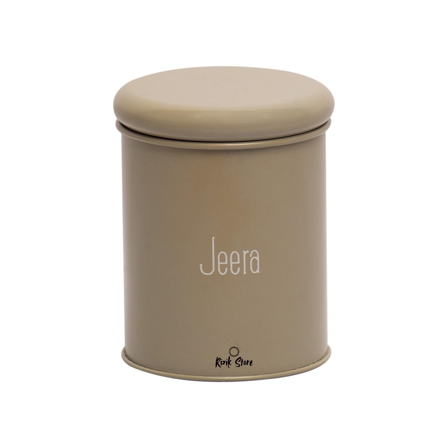 Set of 6 Airtight spice metal Jars