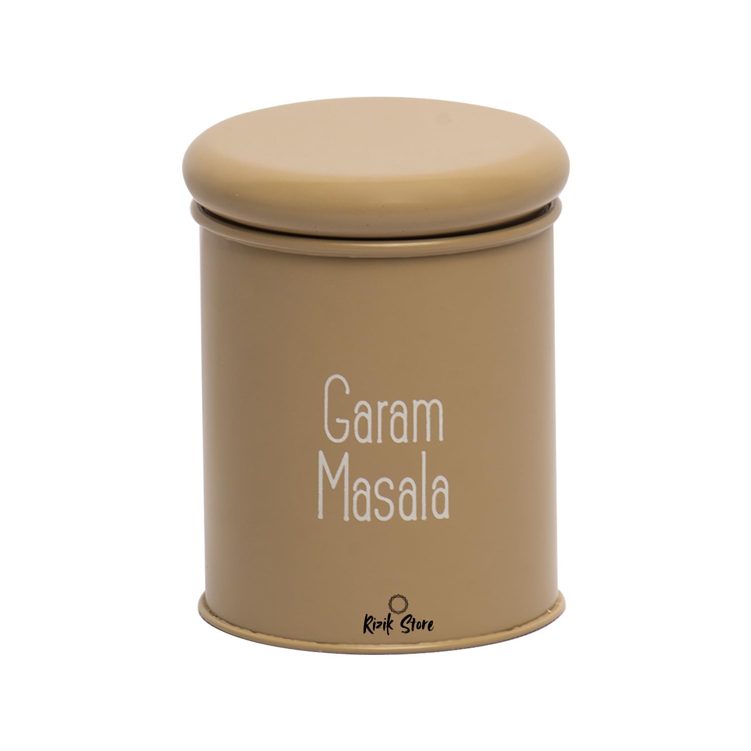 Set of 6 Airtight spice metal Jars