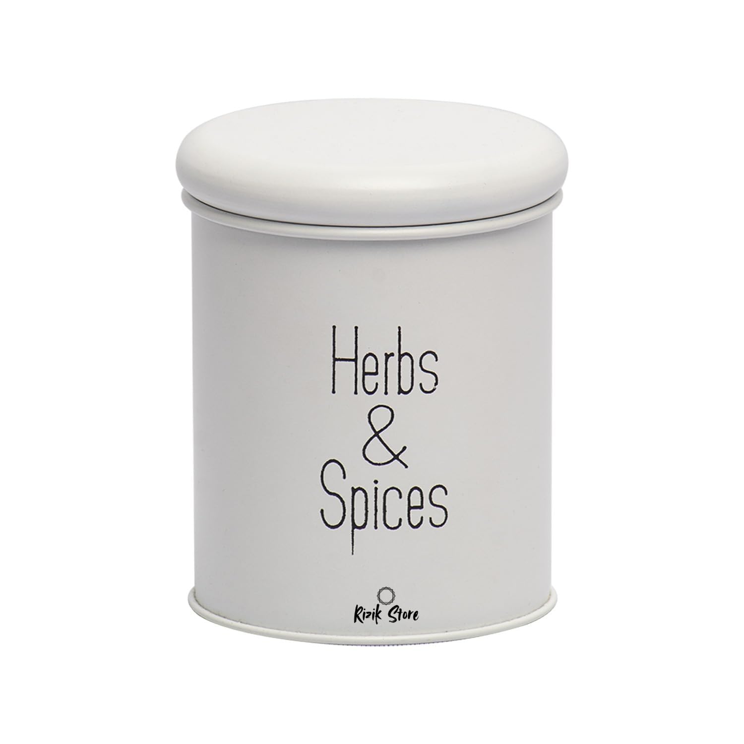 Set of 6 Airtight spice metal Jars